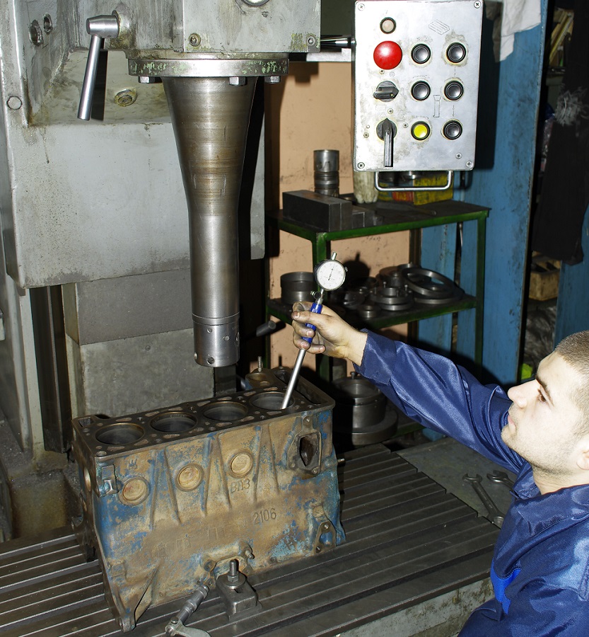 Расточка блока цилиндров